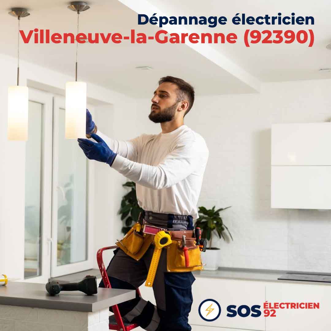 Dépannage électricien Villeneuve-la-Garenne (92390)